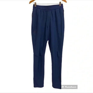 Under Armour Fitted Mens Slim Leg Navy Blue Track Pant